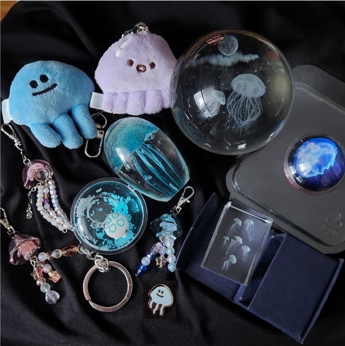해파리 굿즈 오브제 모음 / 후우링 문진 그립톡 인형 키링 뱃지 상품이미지1