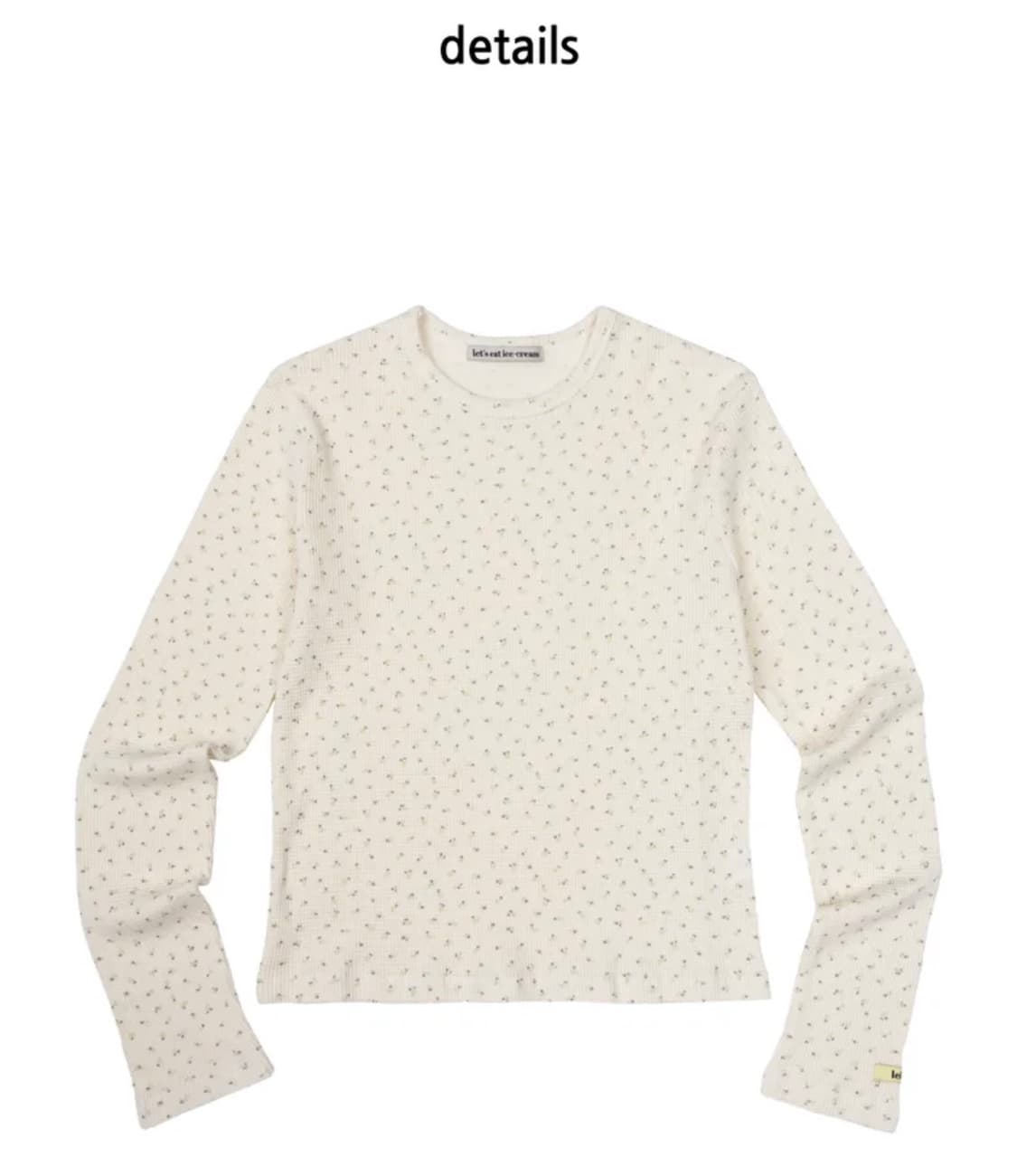 디어시스 FLORAL PRINTED LONG SLEEVE TEE (cre 상품이미지2