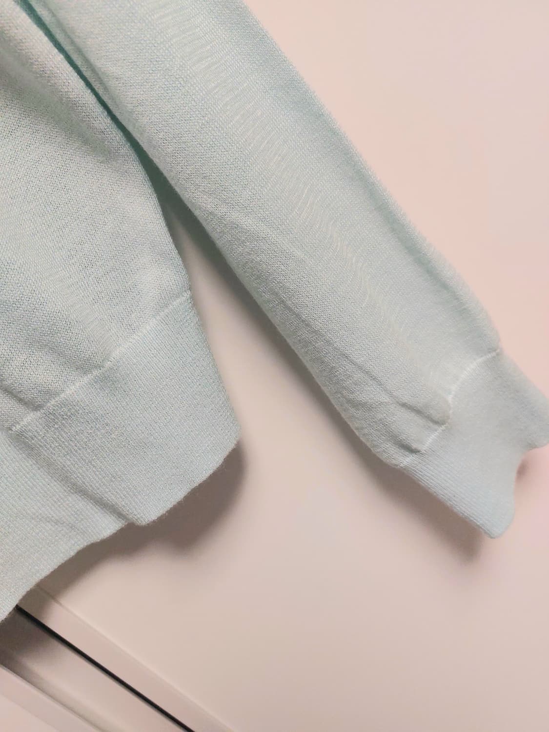 Twee 하늘색/민트색 가디건 상품이미지4