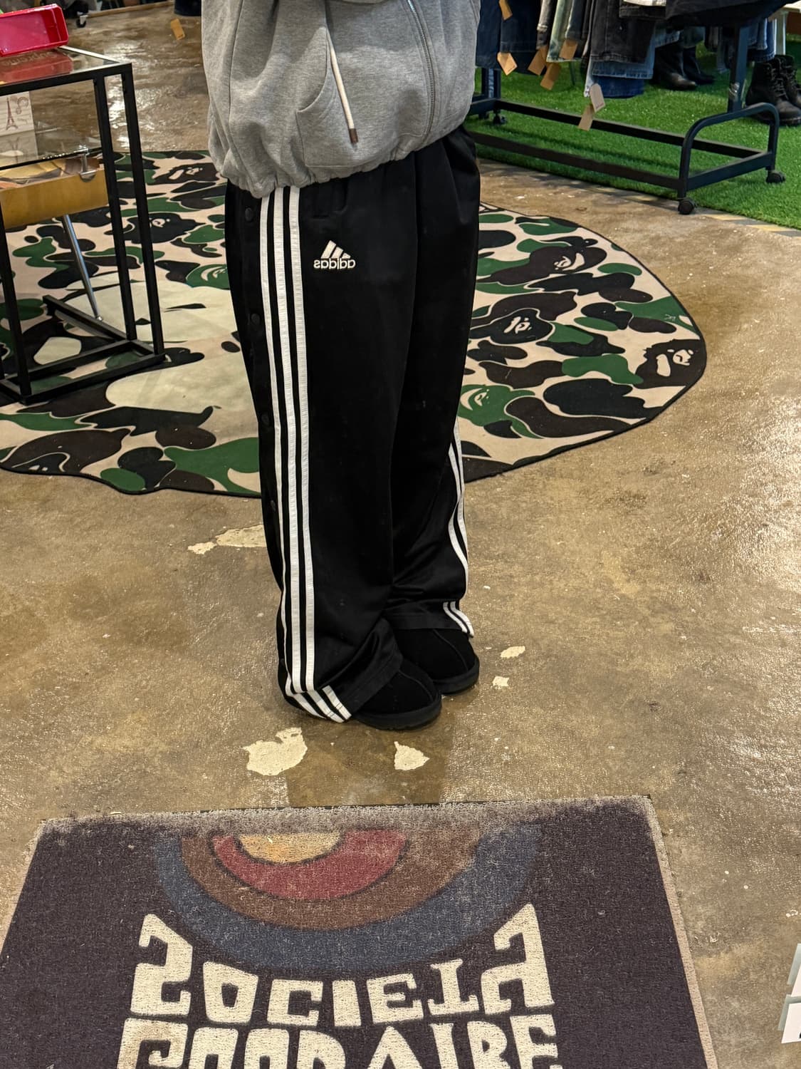 (핏최고!) 아디다스 똑딱이 트랙팬츠 블랙 상품이미지6