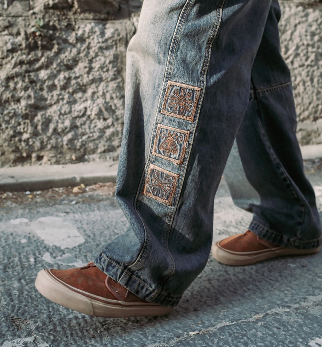 카락터 Vintage Emblem Denim Pants 00사이즈 상품이미지1