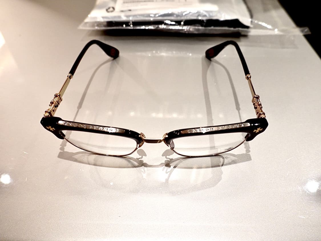 크롬하츠 보넨노이슈어2 블랙/골드 안경 상품이미지5