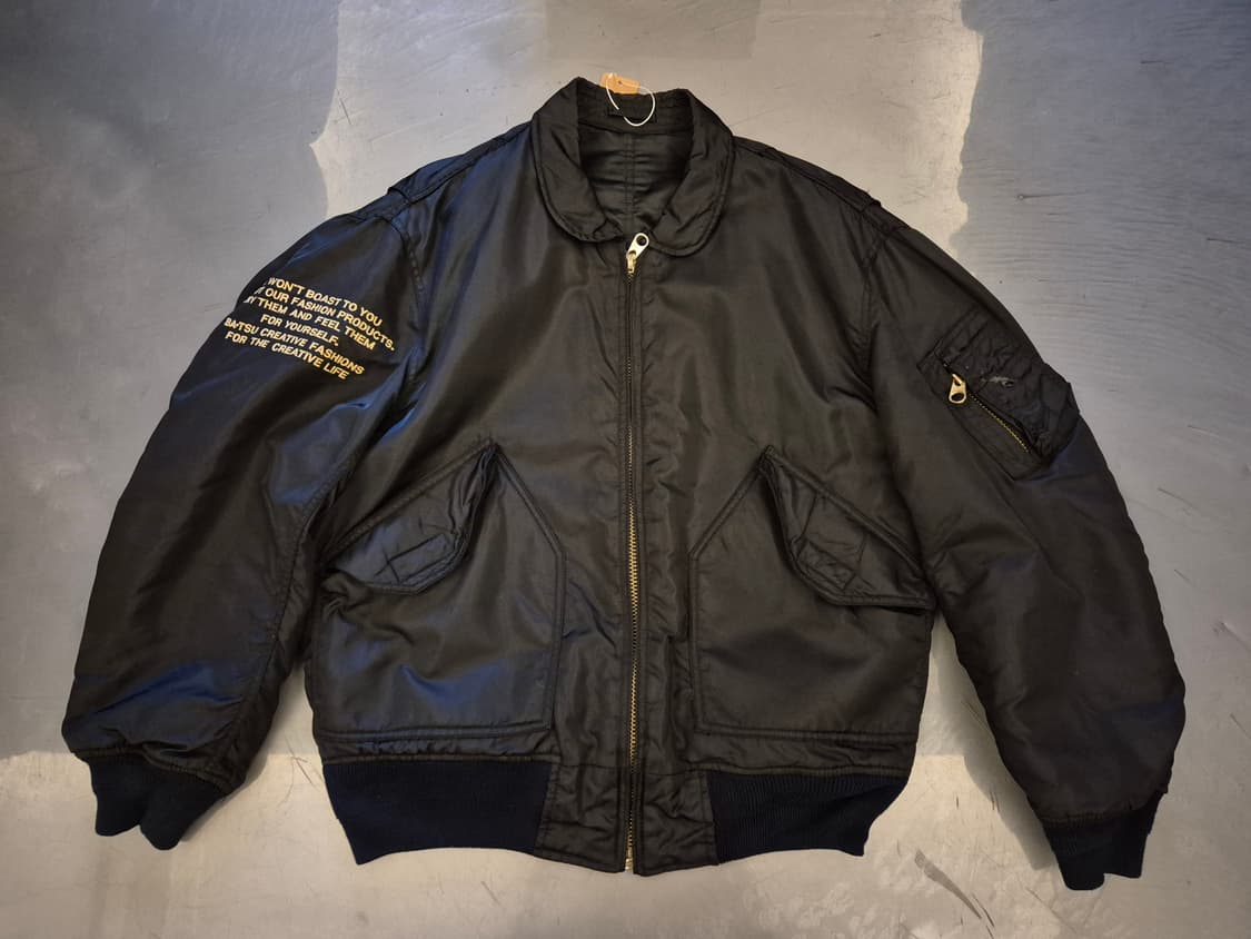 90s MEN'S BAT-SU 리버시블 플라이트 자켓 상품이미지2