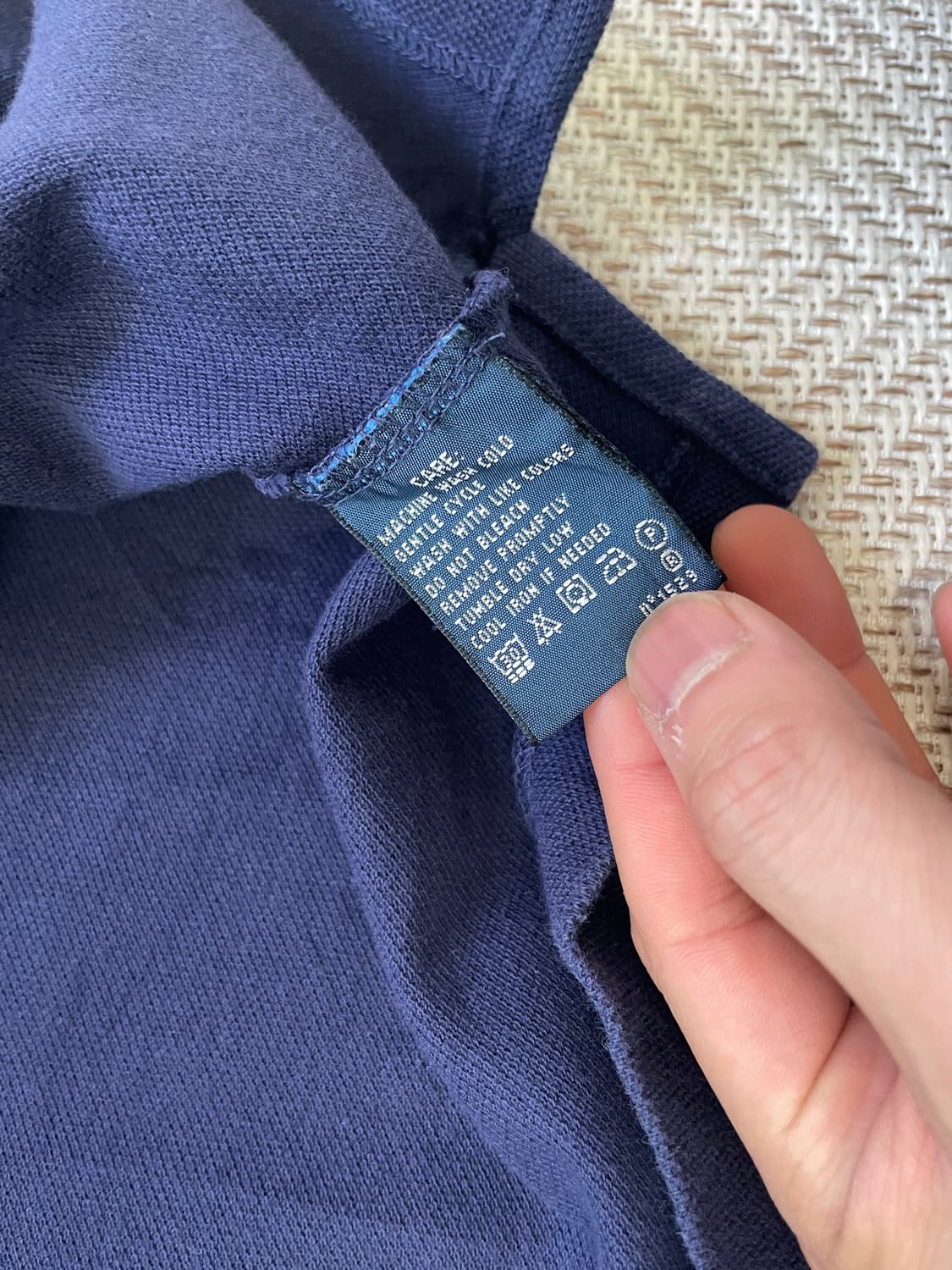 폴로랄프로렌 네이비 카라 티셔츠   J04185 상품이미지5