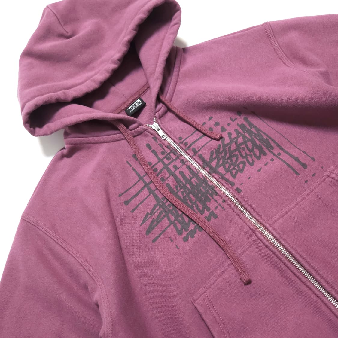 스투시 리프랙티드 후드 집업 자켓 베리 상품이미지4