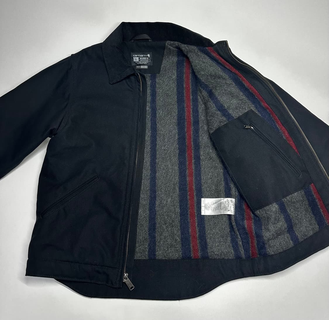 칼하트 블랙 디트로이트 자켓 S 상품이미지3