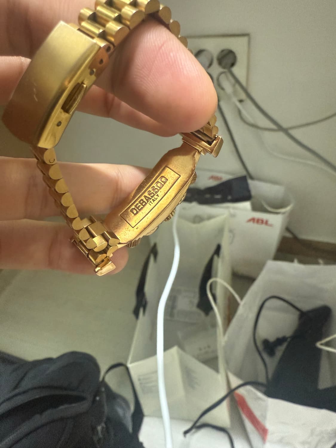 드바스크 골드 유광팔찌 상품이미지2