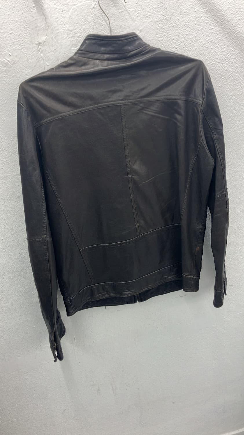 브라운 레더자켓 상품이미지3