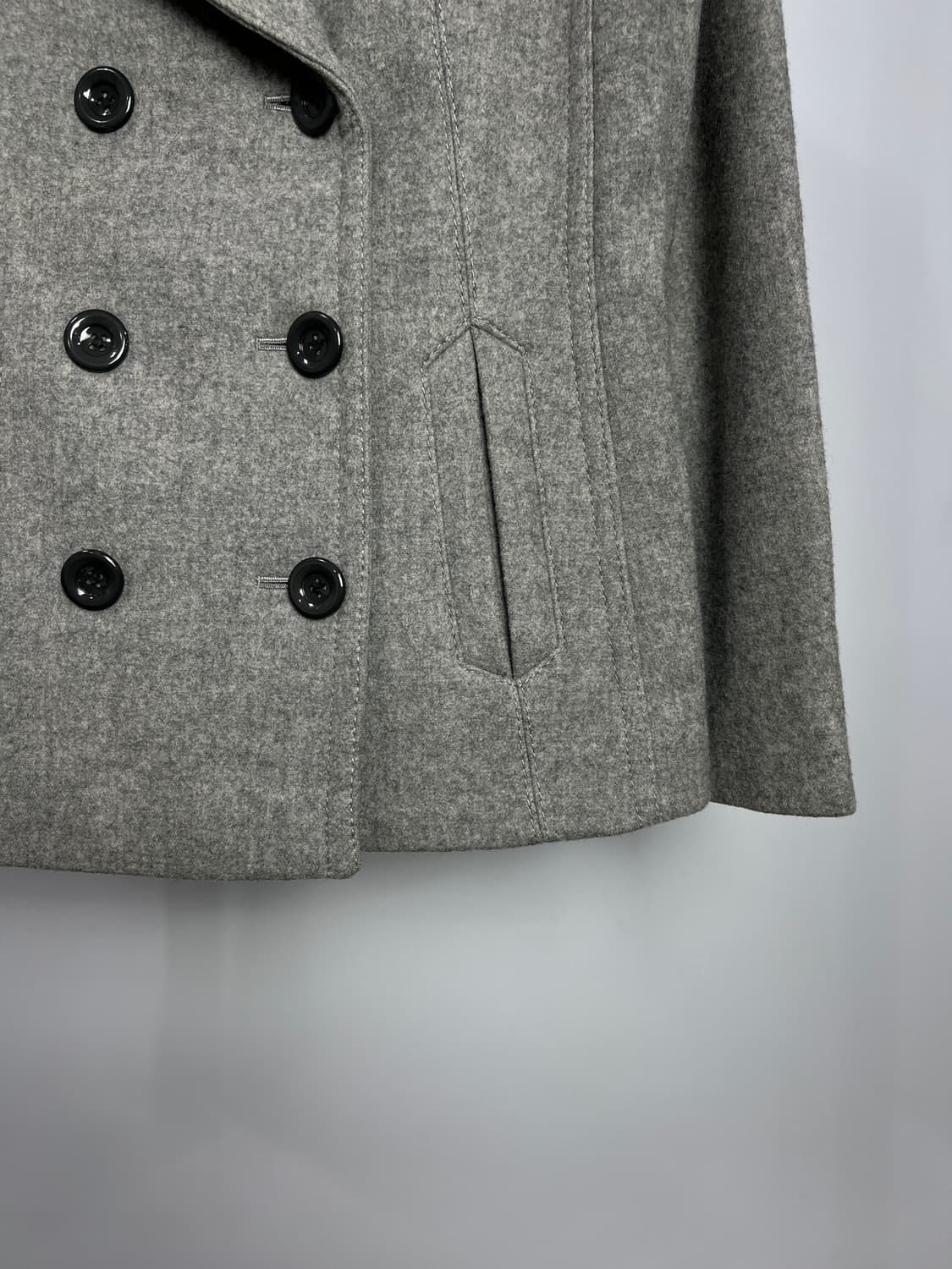 KUMIKYOKU 더블 울 코트  상품이미지4