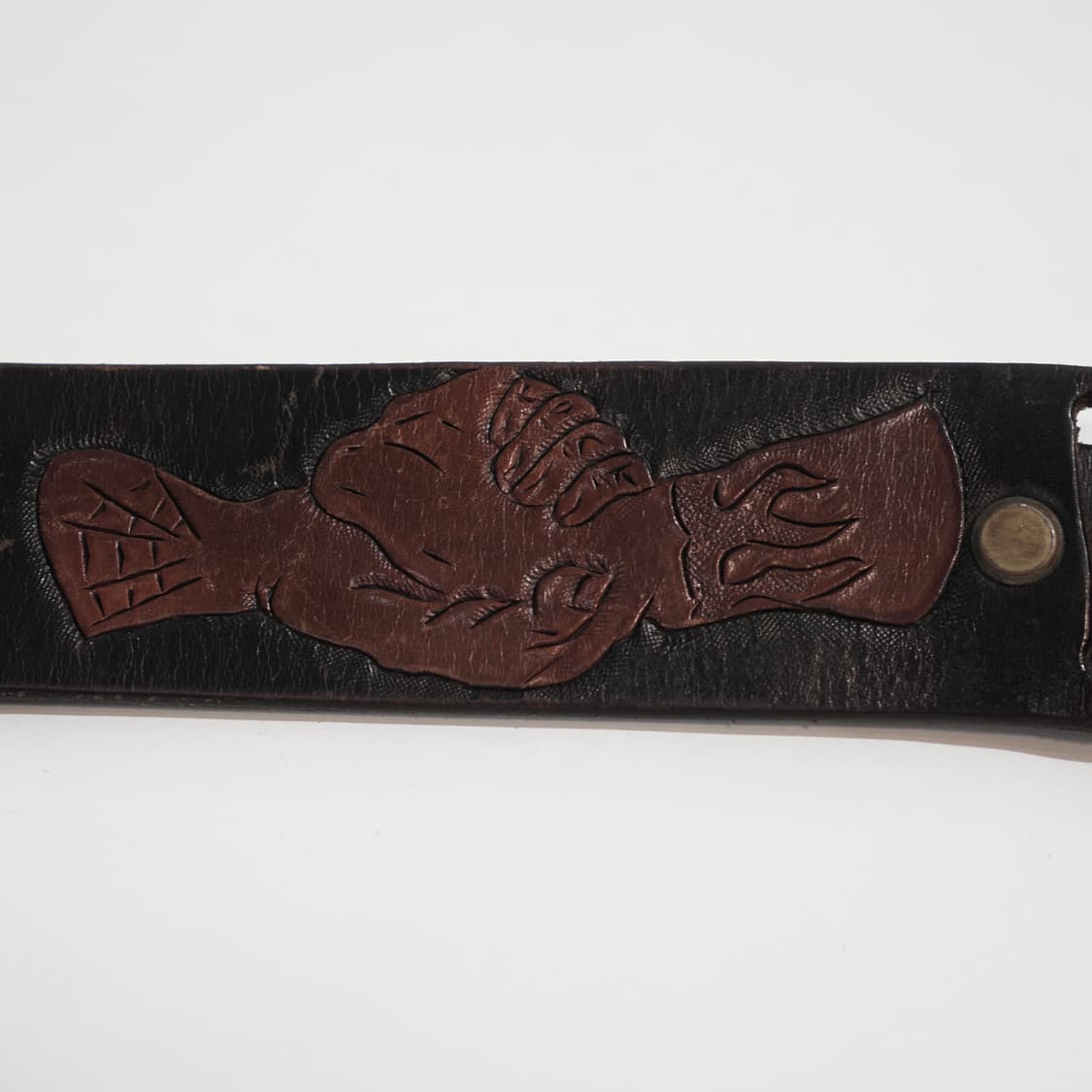 Noone 빈티지 레더 벨트 상품이미지3