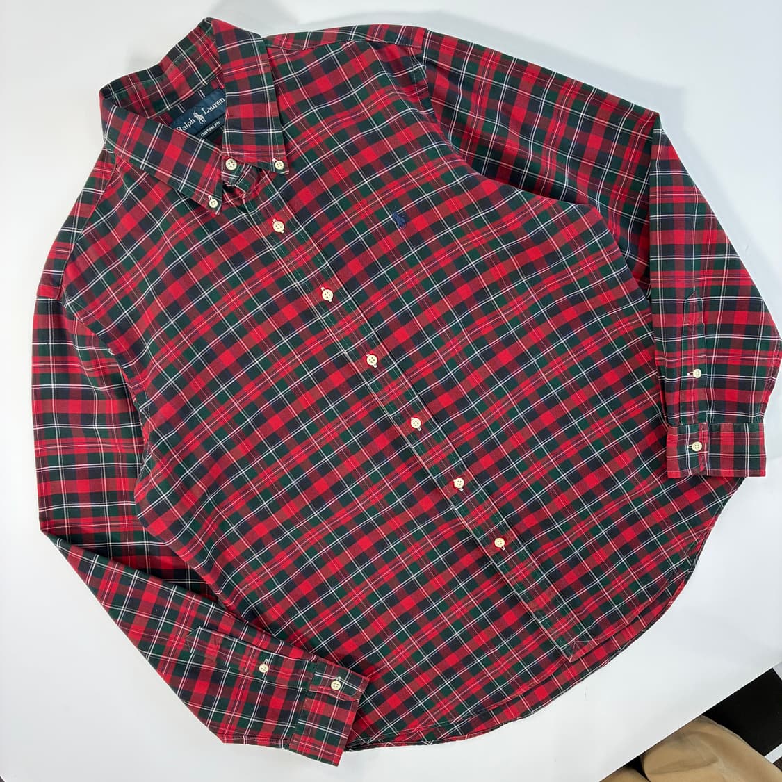 Polo  폴로 랄프로렌 자수 코튼 타탄체크 셔츠  상품이미지2