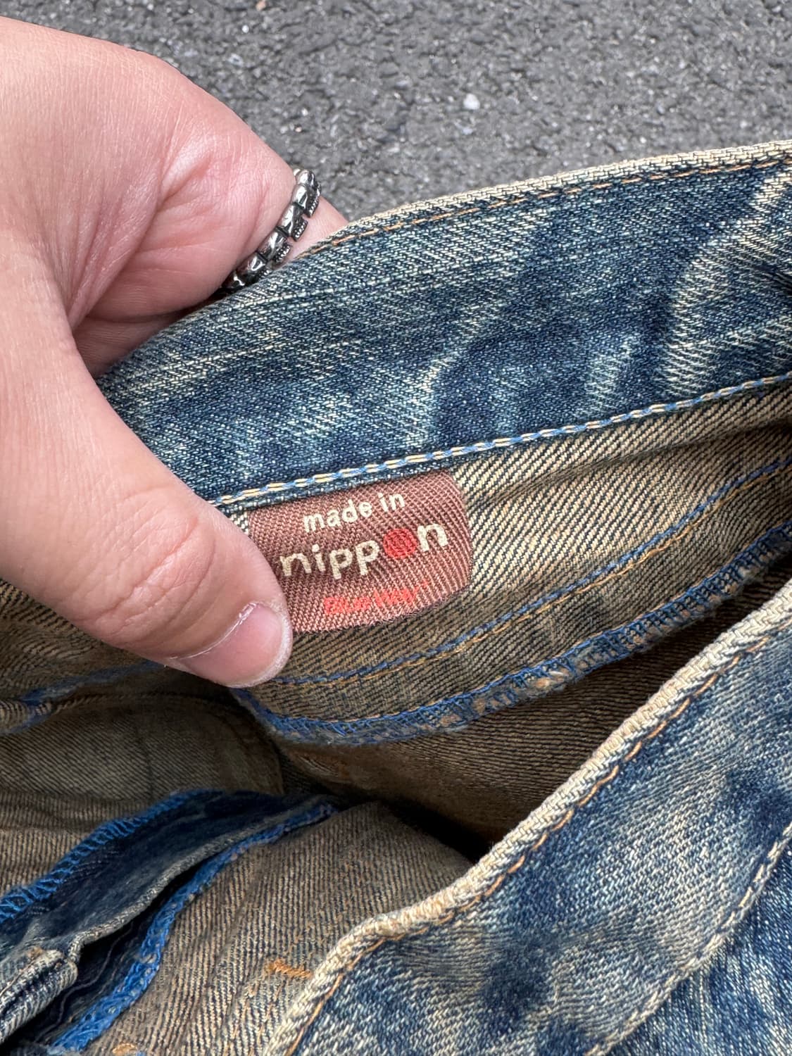 블루웨이 포켓 더티 페이딩 데님팬츠  상품이미지6