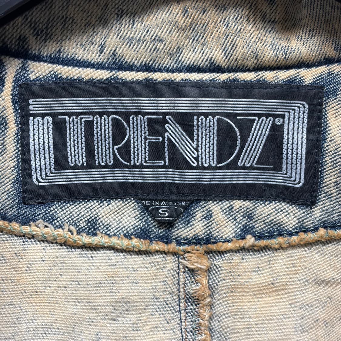 빈티지 프린지 데님 자켓 상품이미지8