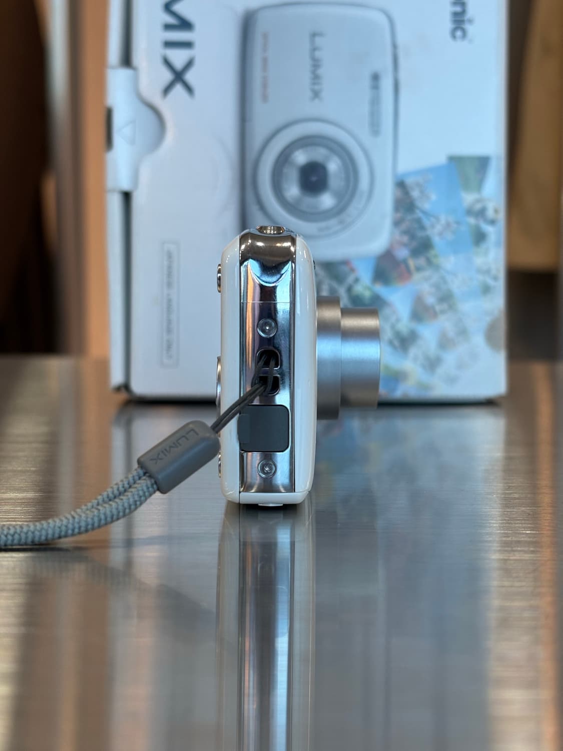 츄/풀박/날짜표시)파나소닉 루믹스 dmc-s1 화이트 빈티지디카 상품이미지4