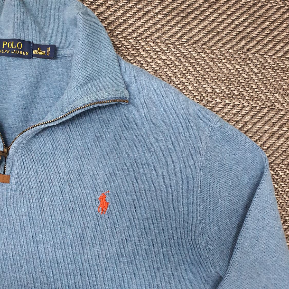 폴로 랄프로렌 반집업 긴팔티 남자105 상품이미지3