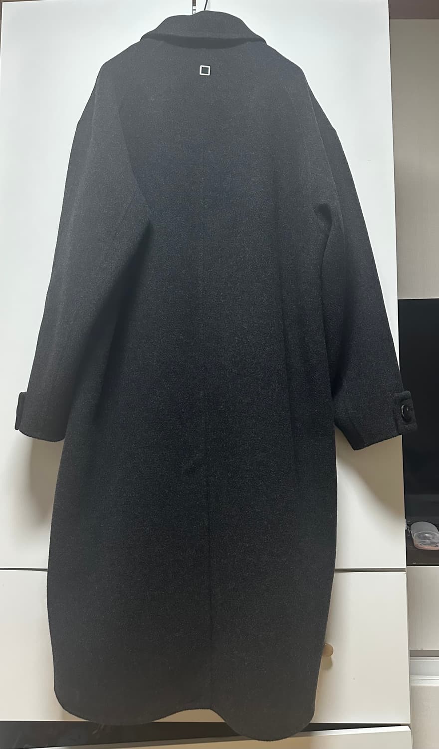 [48] 우영미 25fw 그레이 울블렌드 캐시미어 맥코트 상품이미지4