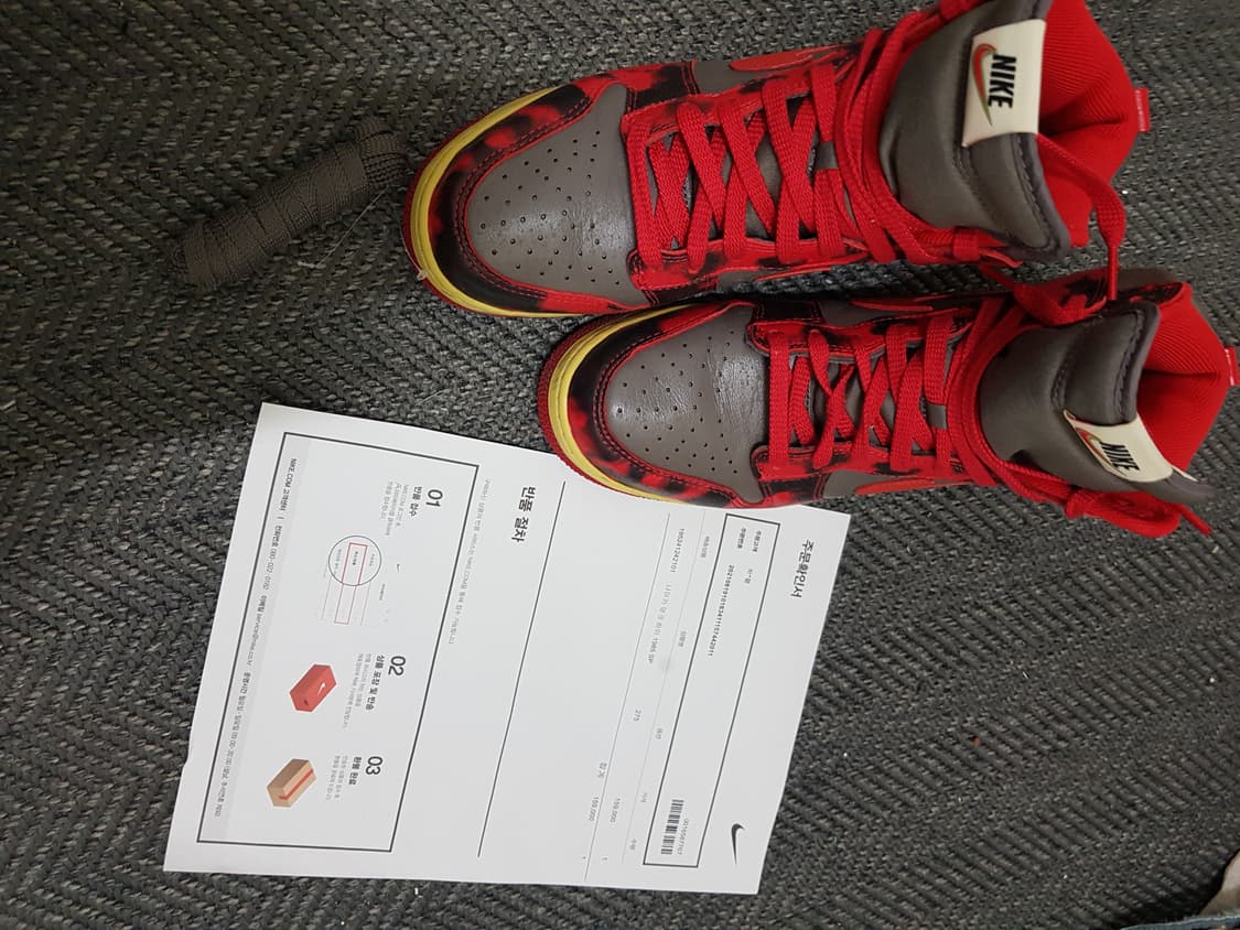 나이키 덩크 하이 스니커즈 260~265 상품이미지1