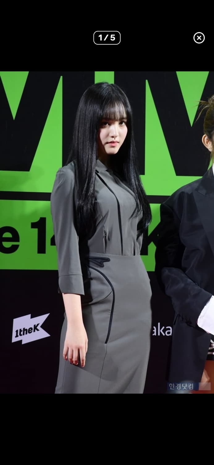 혜인서 펜슬 스커트 그레이 상품이미지1