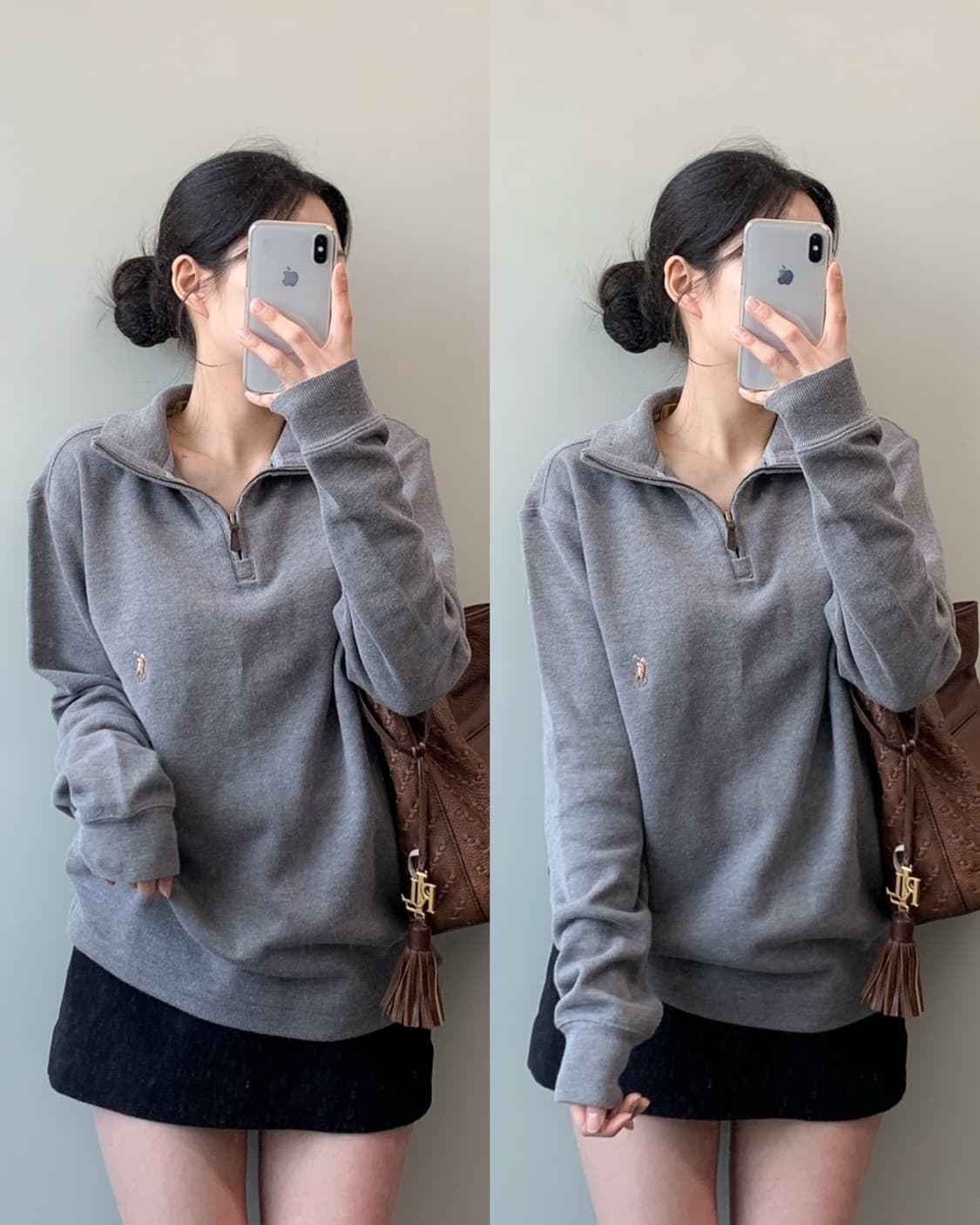 폴로 반집업 니트  상품이미지1