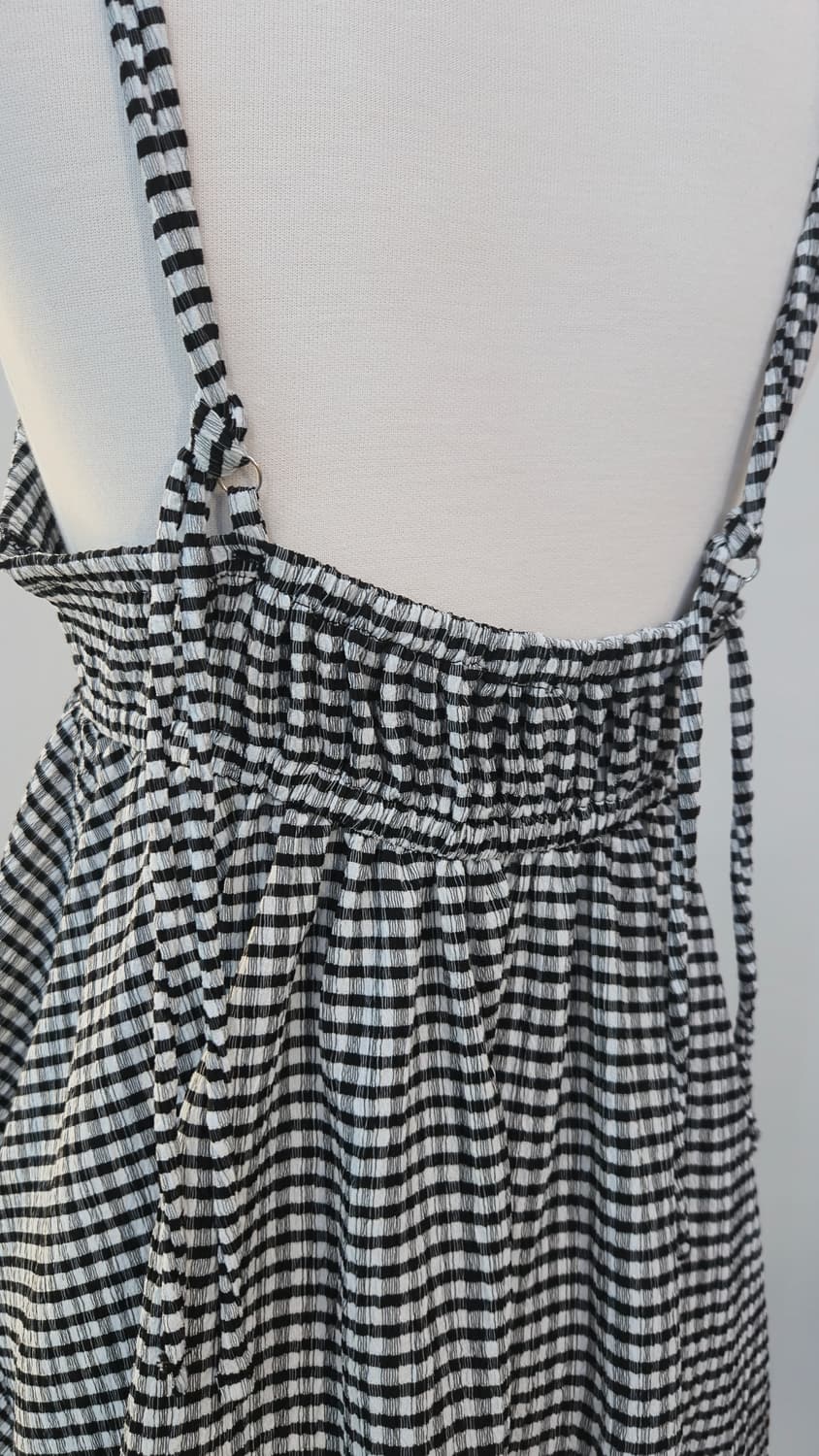 체크 뷔스티에 미니 원피스 S-M 블랙 나시
Check  상품이미지6