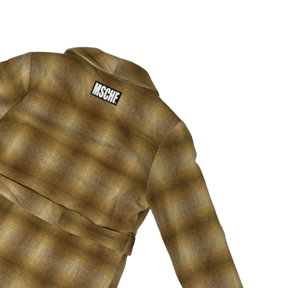 미스치프 체크 로브 코트 상품이미지5