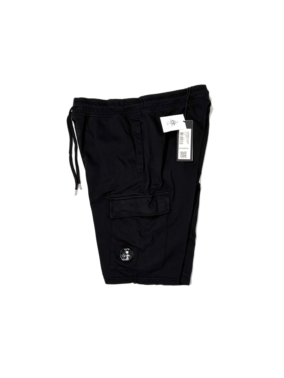 CP컴퍼니 라이트 플리스 스웨트 카고 반바지 버뮤다 팬츠 블랙 L사이즈 상품이미지2