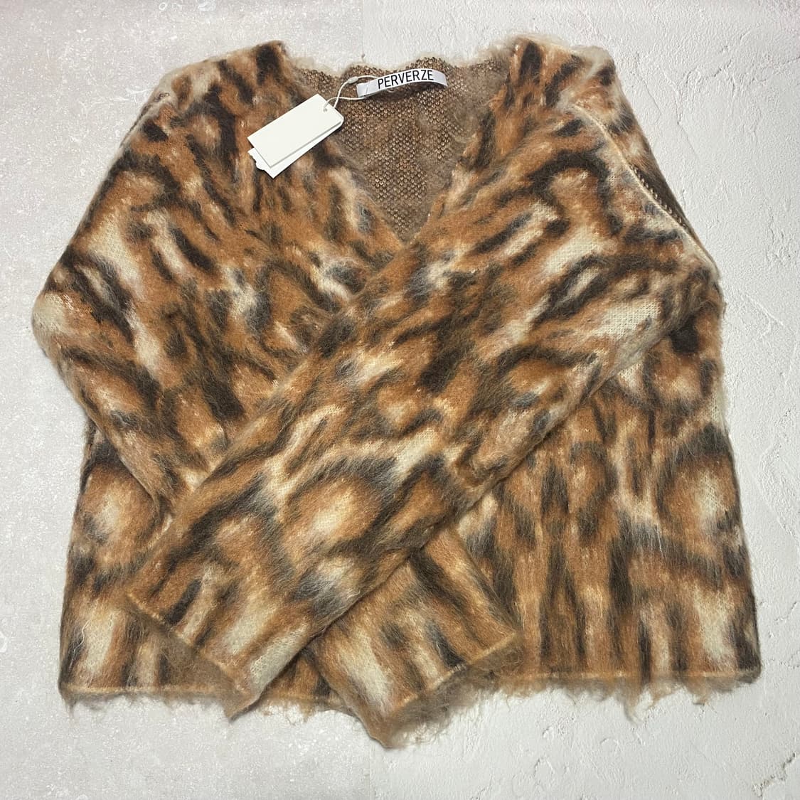 [OS] 퍼버즈 perverze 25FW 와이드 슬릿 가디건 상품이미지5