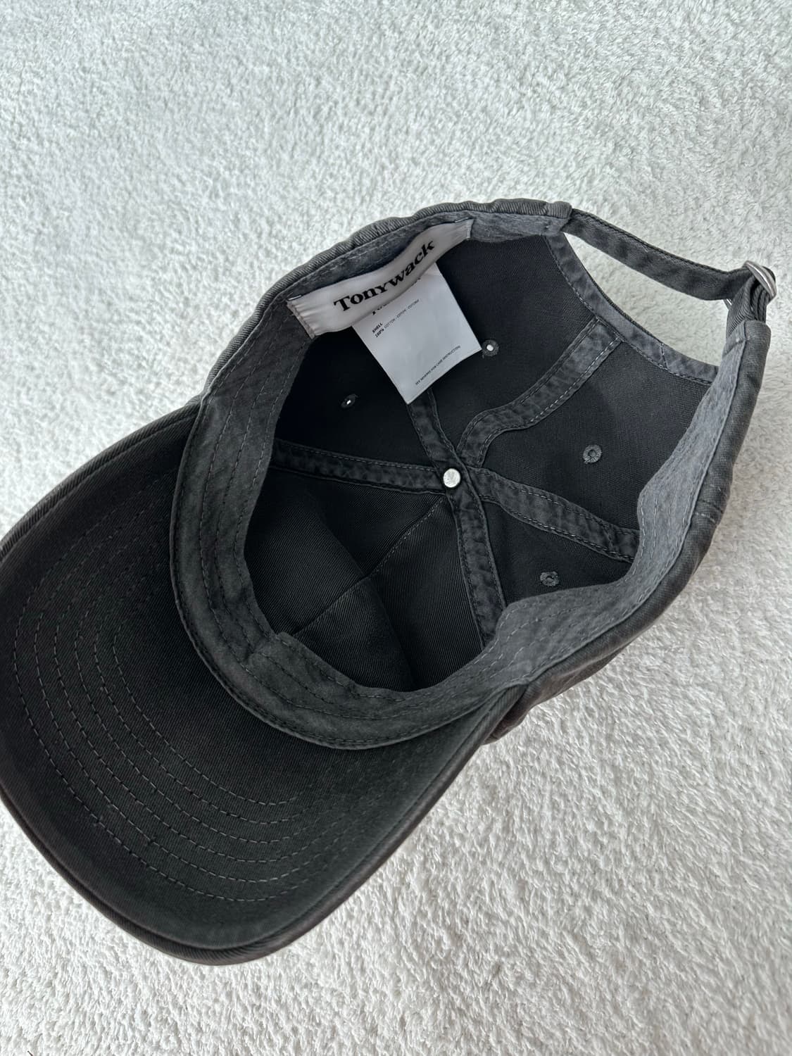 토니웩 로고 데님 볼캡모자  상품이미지2