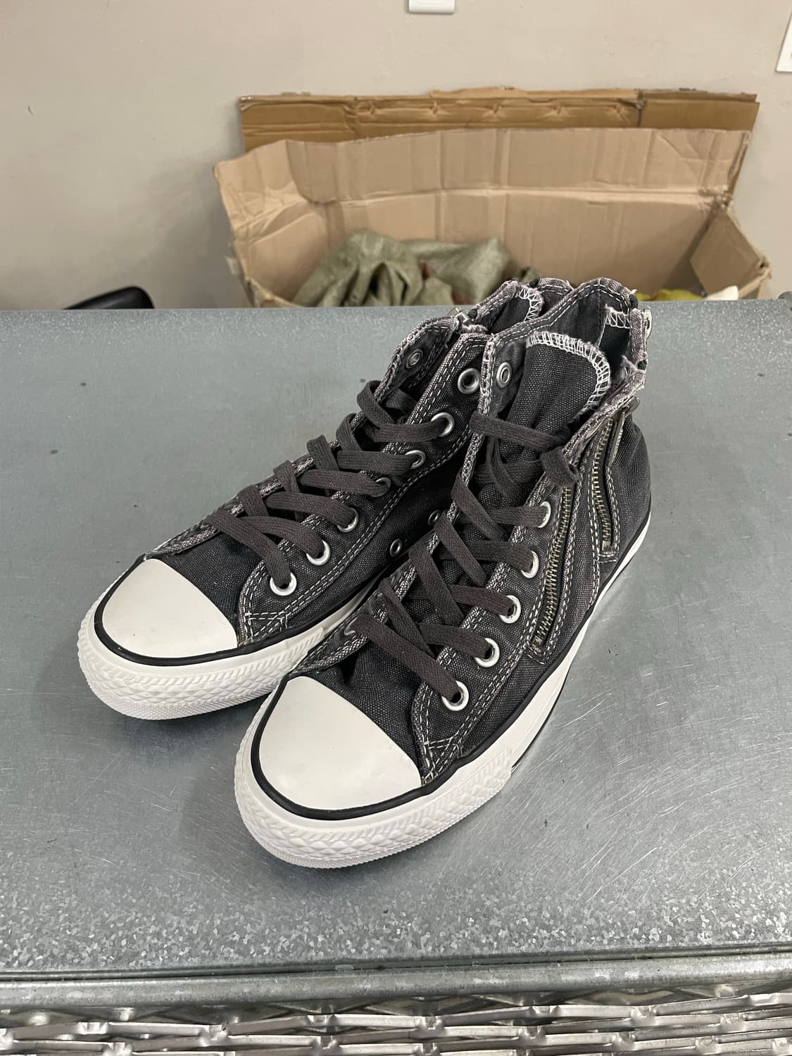 컨버스 여성 빈티지 더블지퍼 하이 240 상품이미지2