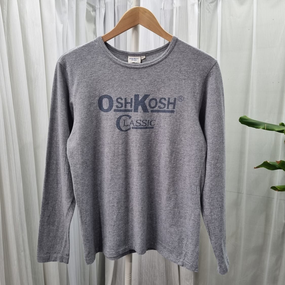 OSHKOSH 레터링 긴팔 티셔츠 1973 상품이미지1