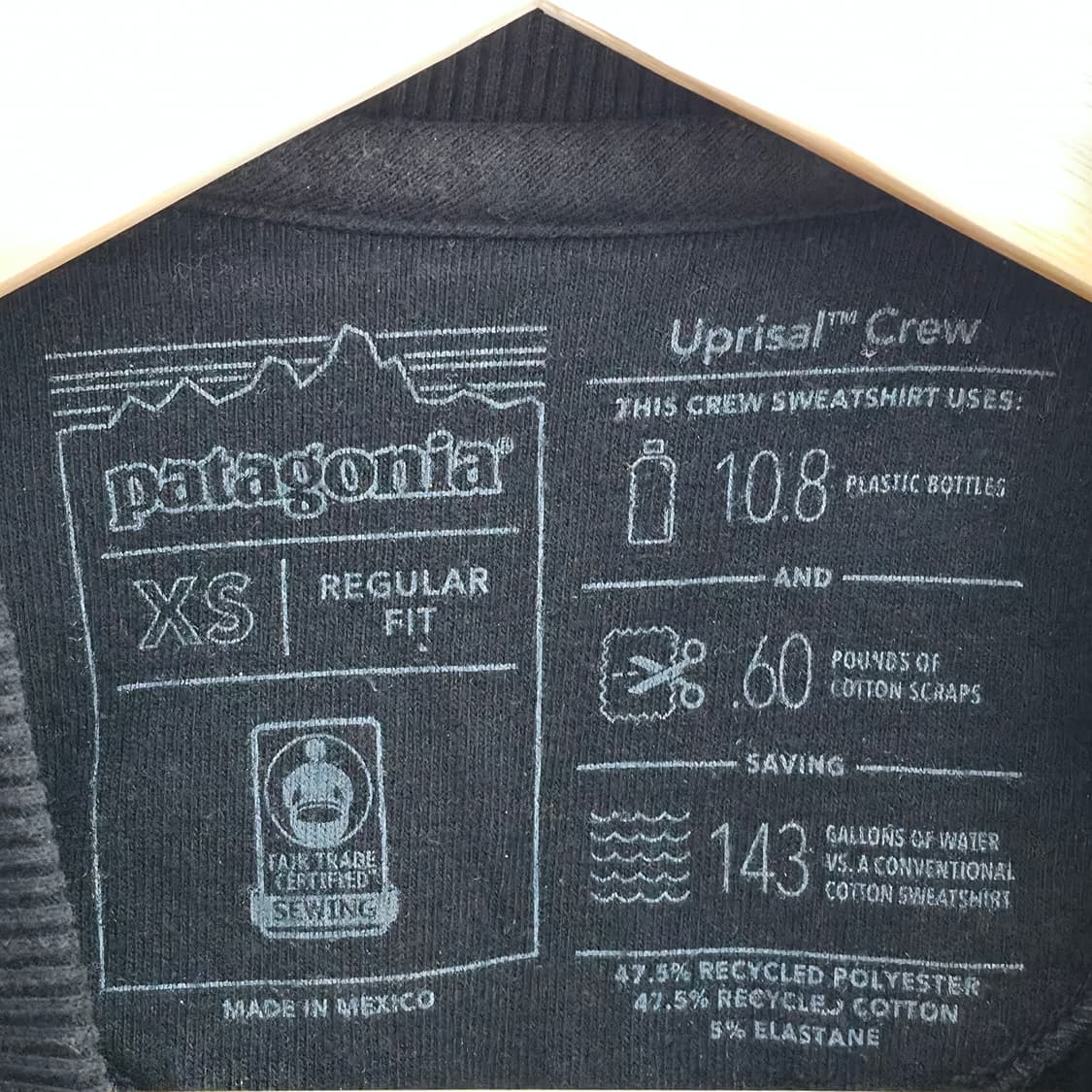 [S] 파타고니아 블랙 맨투맨 상품이미지6