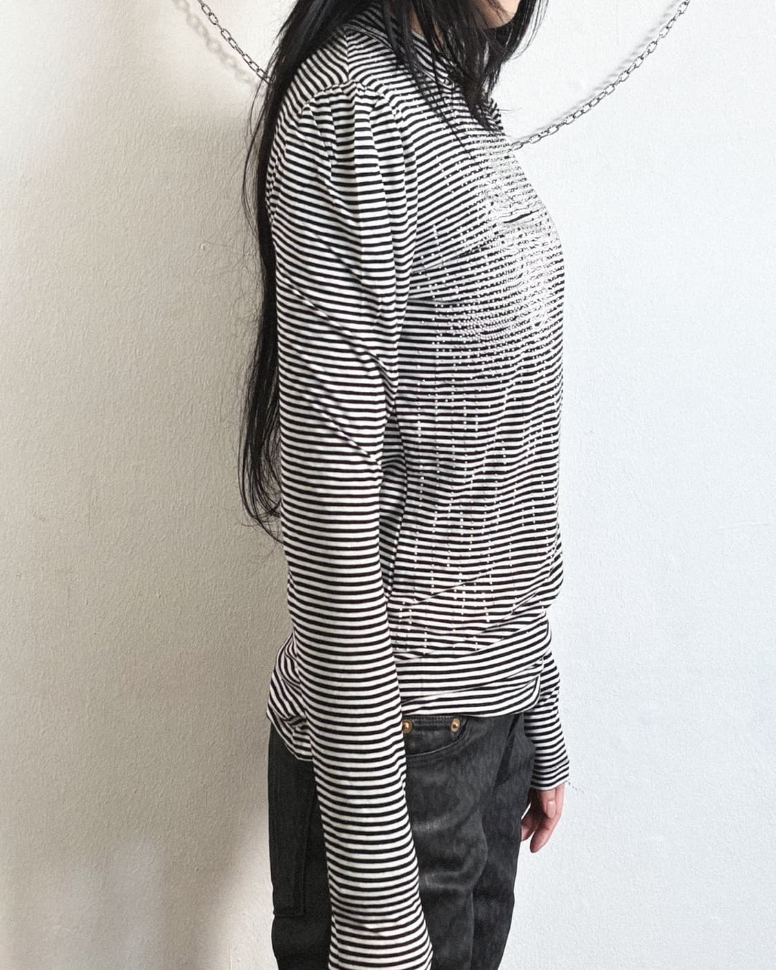 new* 지안프랑코페레 디지코어 스트라이프 롱슬리브 상품이미지3