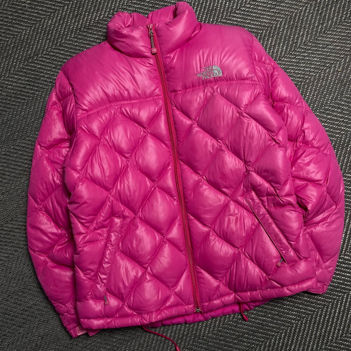 노스페이스 600 다이아몬드 퀼팅 구스다운 푸퍼 패딩 핑크y 5393 상품이미지1