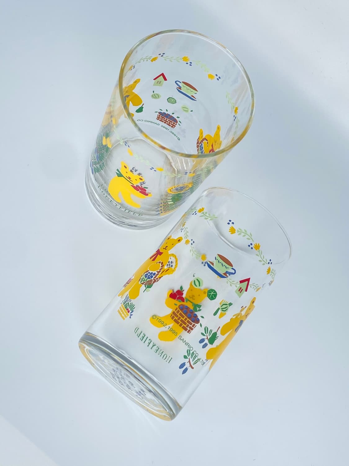 95‘s 빈티지 산리오 허니필드 유리잔 1p 상품이미지3