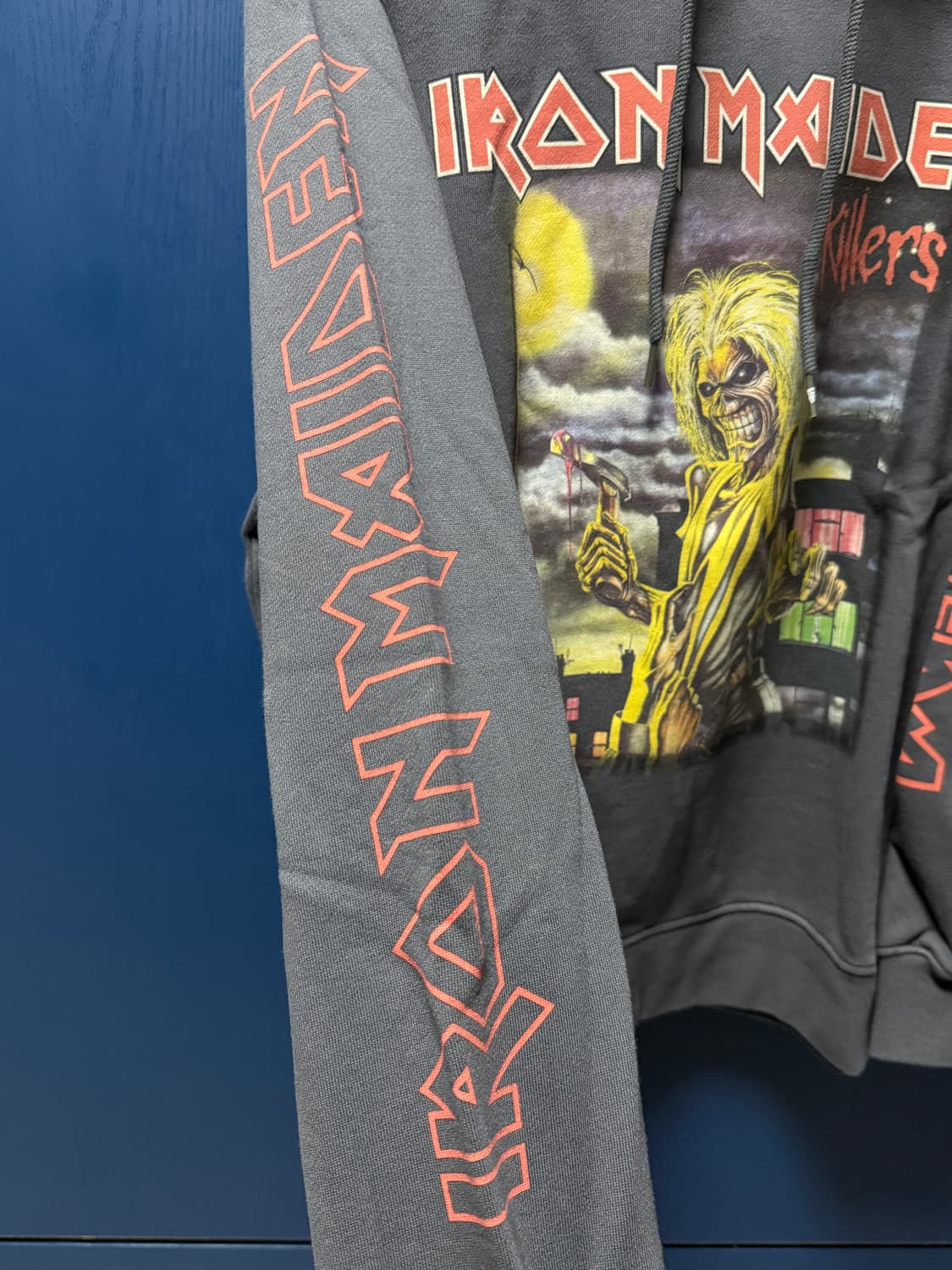 (새상품)뉴에라x아이언메이든 후드티 M 상품이미지4