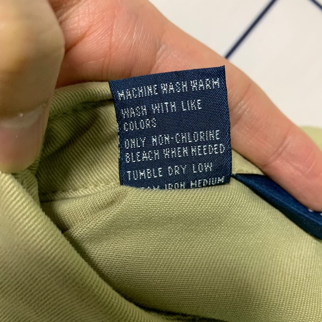 폴로 랄프로렌 베이지 블루종 자켓 상품이미지8