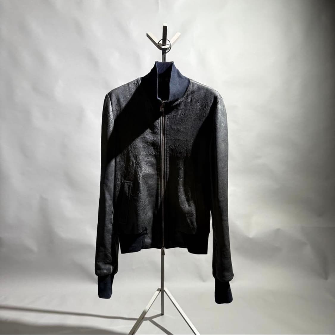 10sei0otto 스카스티치 레더자켓 상품이미지1