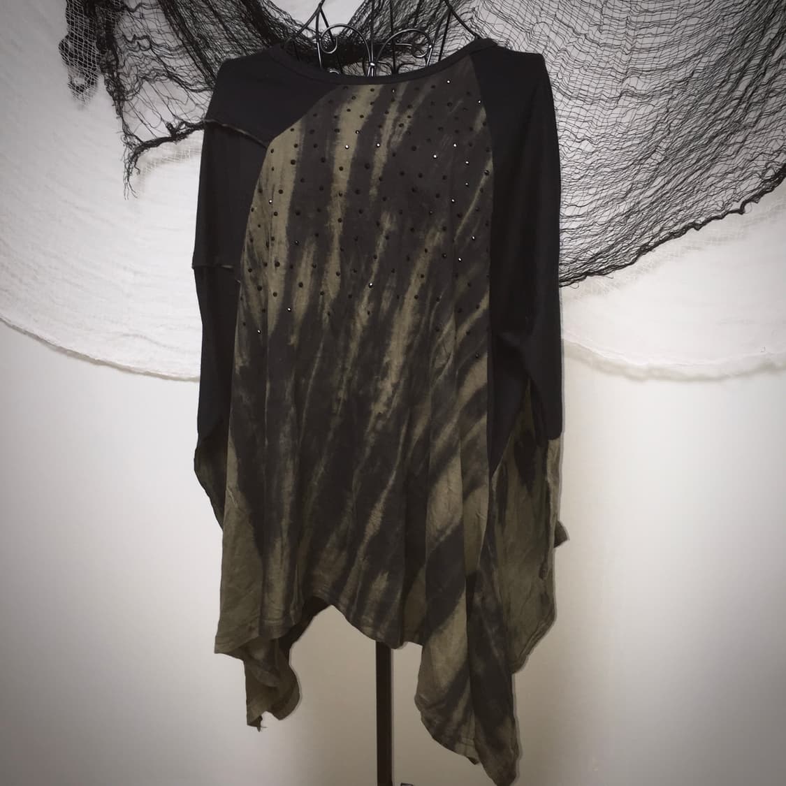 FB grunge drape cutting detail dress T 상품이미지1