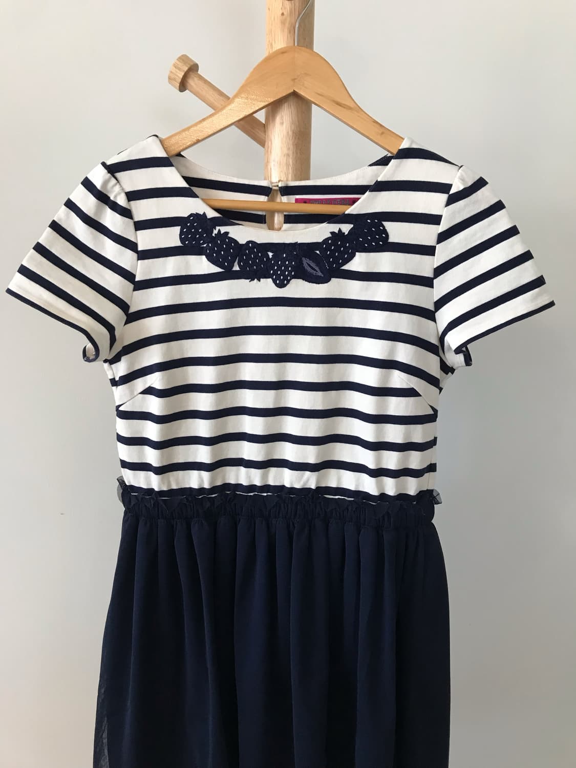 DOLLY GIRL by ANNA SUI 딸기 스트라이프 원피스 상품이미지1