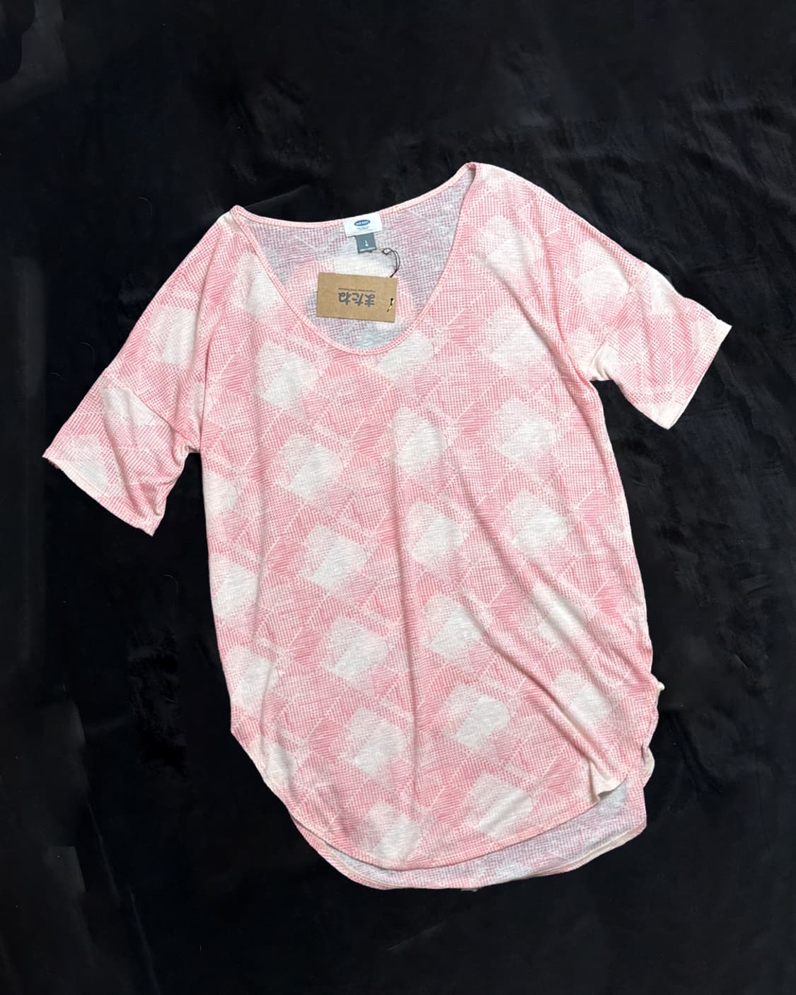 일본빈티지 OLD NAVY 와이드 크루넥 티셔츠 상품이미지1