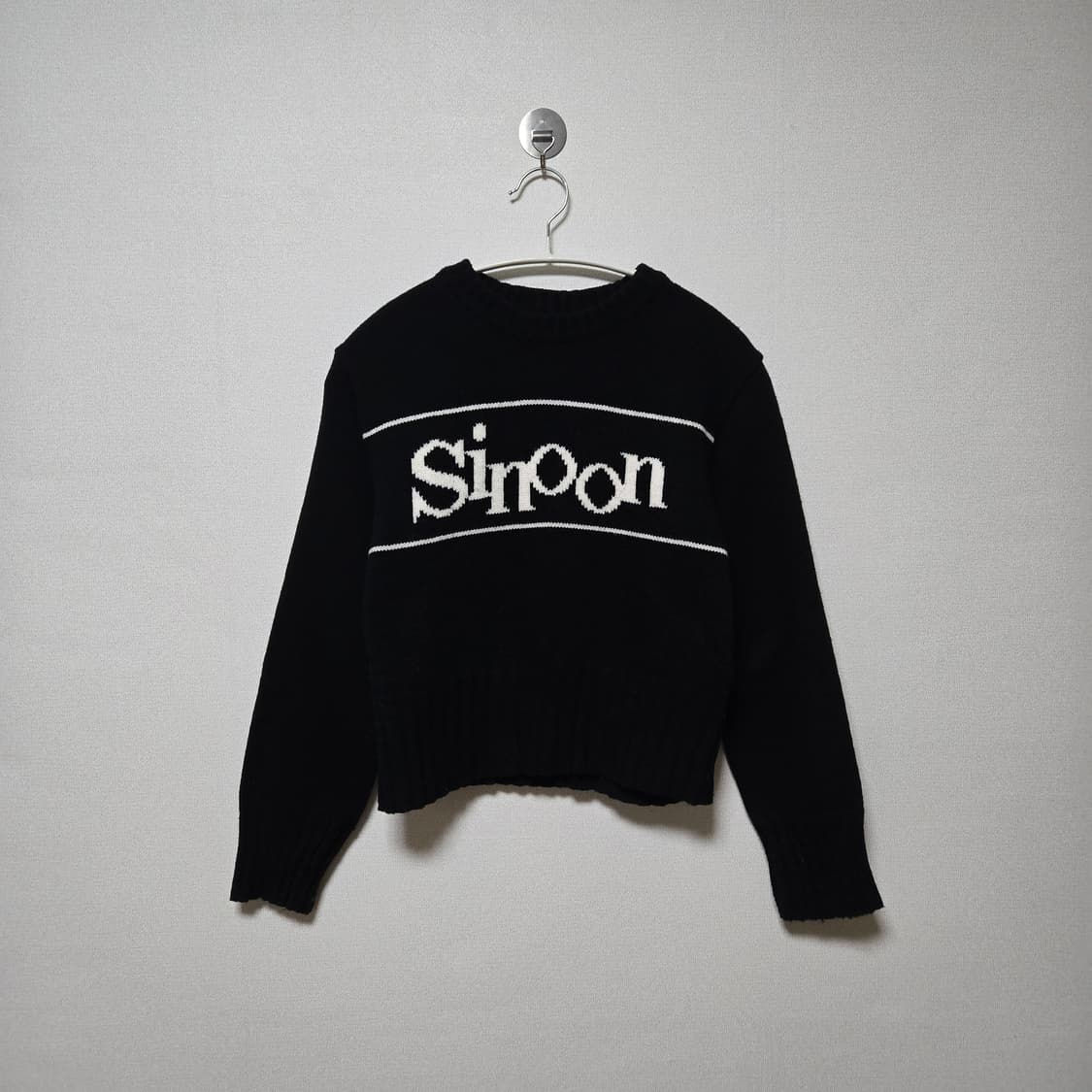 시눈 블랙 풀오버 니트 / 여성니트 상품이미지4