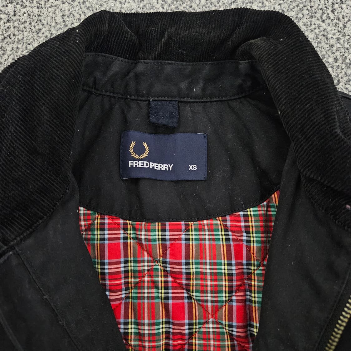 [XS] 프레드페리 왁스 카반 블루종 헤링턴 자켓 1103JM1 상품이미지3