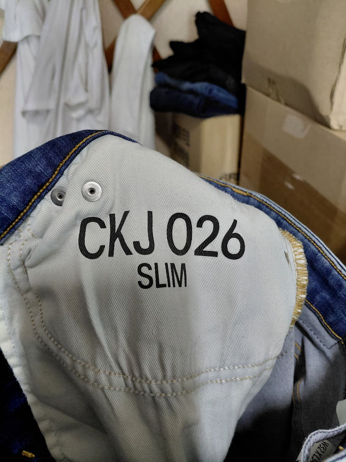 [캘빈클라인]슬림핏 CKJ026 데님 청바지 32사이즈  상품이미지5