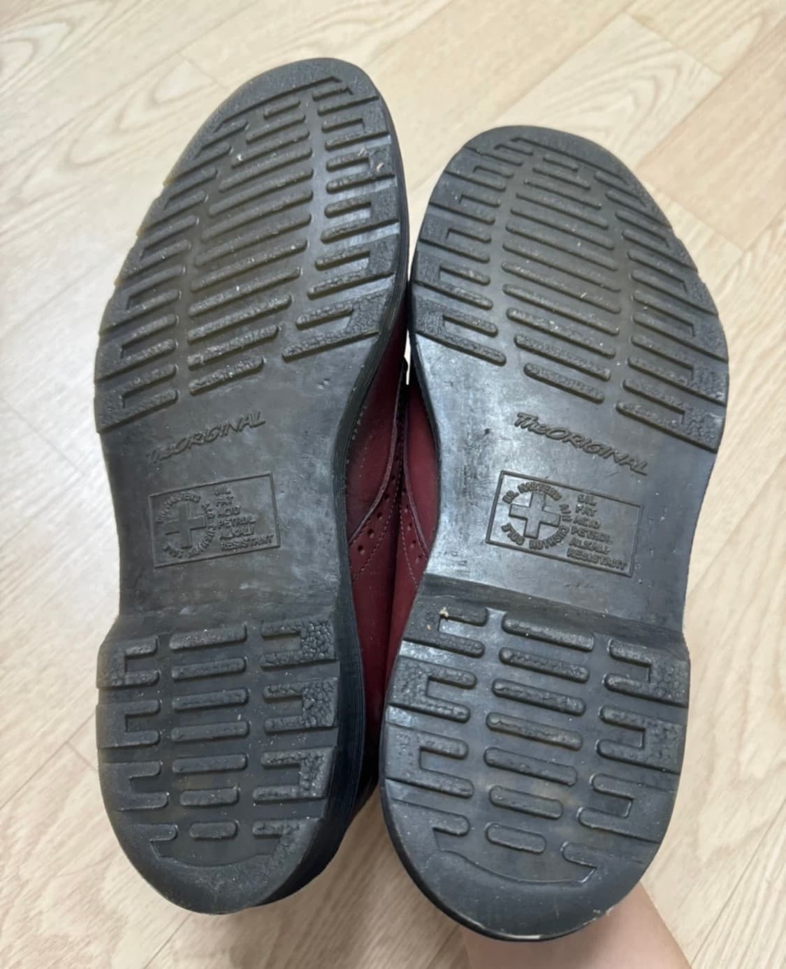 닥터마틴 버건디 스트랩 구두 260 상품이미지2