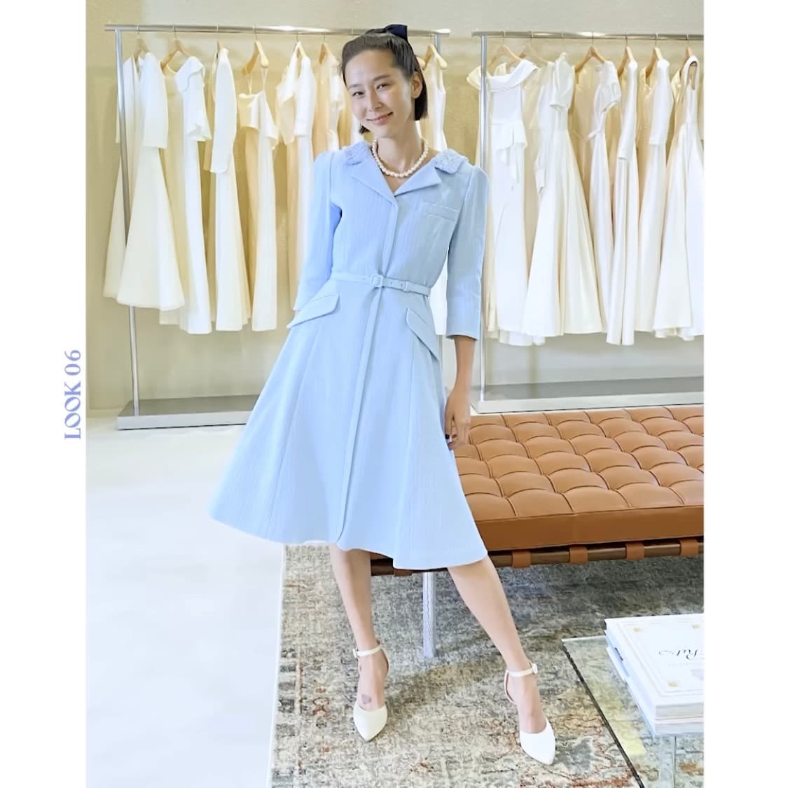 브라이드앤유 다이애나 원피스 페일 블루 [김나영 착용] 상품이미지1