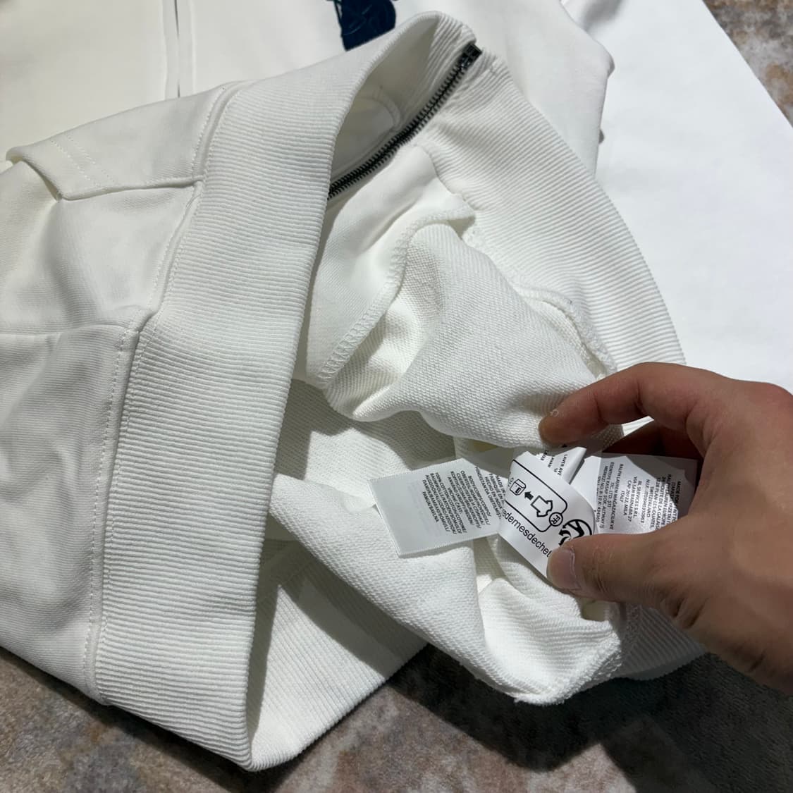 폴로 빅포니3 화이트 후드집업 상품이미지7