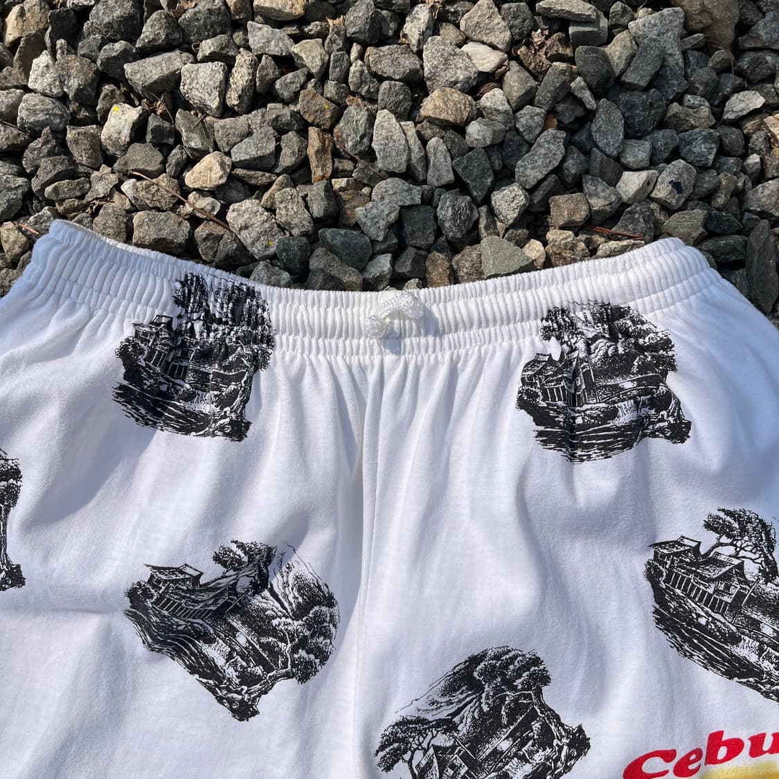 DIBUHO 그래픽세부 패턴 와이드 팬츠(실측확인) 상품이미지5