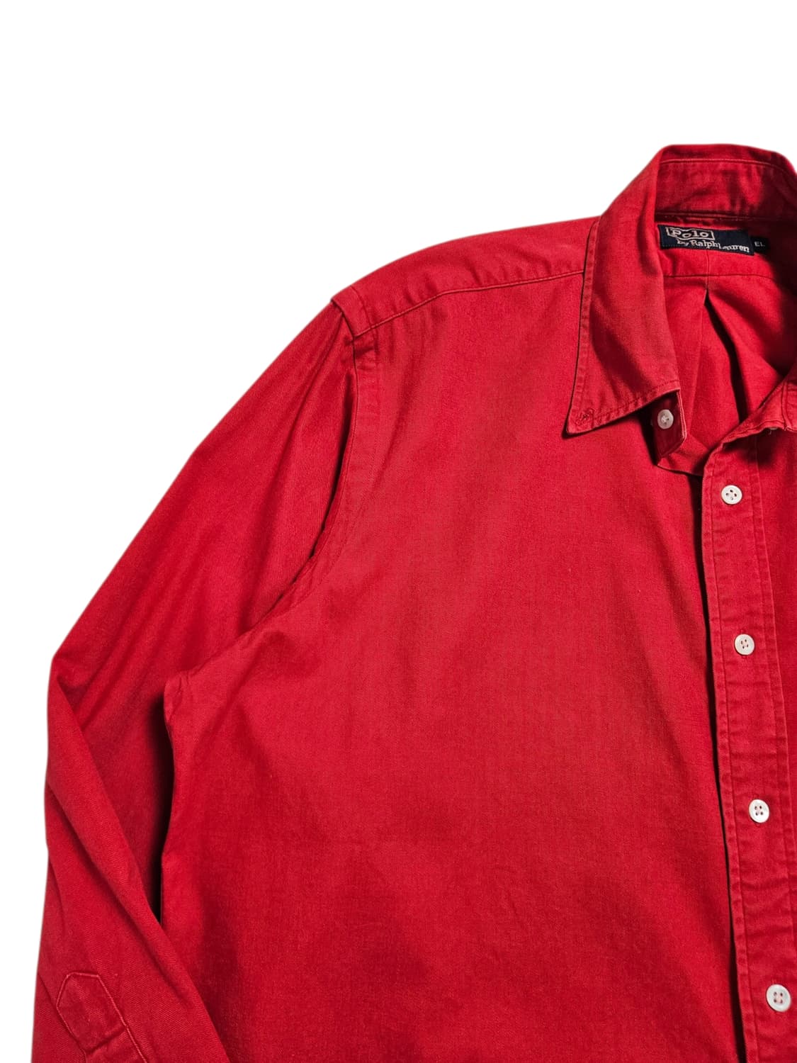폴로 랄프로렌 코튼 셔츠 레드 상품이미지5