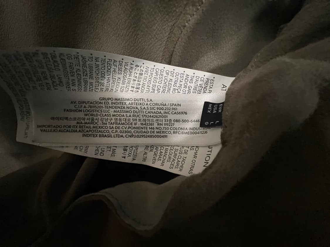 마시모두띠 스웨이드 자켓 L 상품이미지5