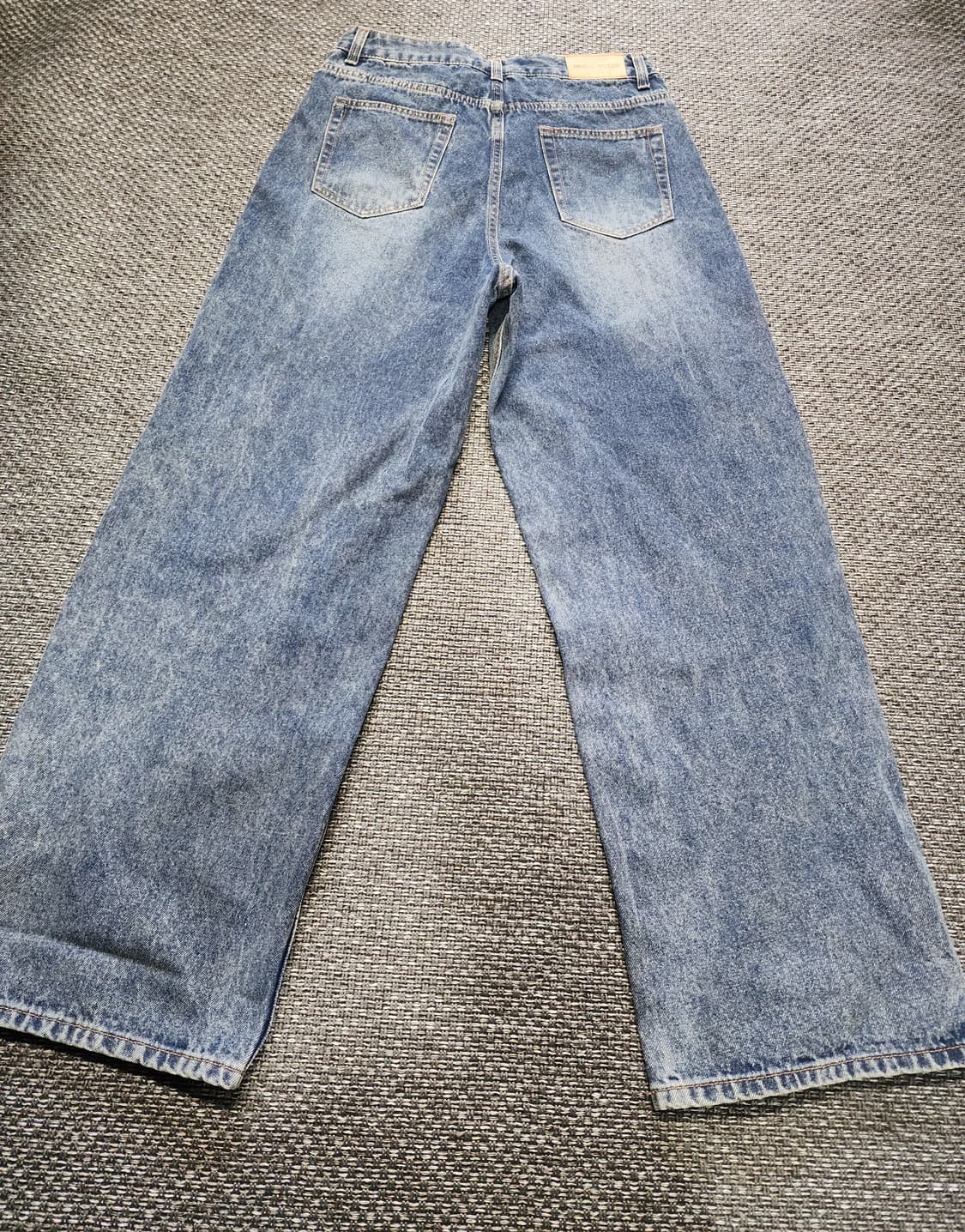 로씨로씨x 그래피커스크로셰 패치 데님 팬츠 L 상품이미지6